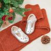 imageESTINE ToddlerLittle Kid Girls Dress Mary Jane Flats Flowers Fashion Princess Ballet ShoesE388silver