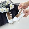imageESTINE ToddlerLittle Kid Girls Dress Mary Jane Flats Flowers Fashion Princess Ballet ShoesE396white