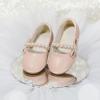 imageESTINE ToddlerLittle Kid Girls Dress Mary Jane Flats Flowers Fashion Princess Ballet ShoesE528nude