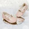 imageESTINE ToddlerLittle Kid Girls Dress Mary Jane Flats Flowers Fashion Princess Ballet ShoesE528nude