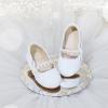 imageESTINE ToddlerLittle Kid Girls Dress Mary Jane Flats Flowers Fashion Princess Ballet ShoesE528white