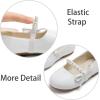 imageESTINE ToddlerLittle Kid Girls Dress Mary Jane Flats Flowers Fashion Princess Ballet ShoesE528white