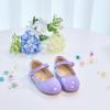 imageESTINE ToddlerLittle Kid Girls Dress Mary Jane Flats Flowers Fashion Princess Ballet ShoesE665purple