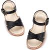 imageESTINE Girls Sandal Dress Shoe for ToddlerLittle Kid Party School ShoeEs510black