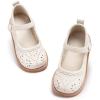 imageESTINE Toddler Girl Mary Jane Dress ShoesGirls School Uniform Oxford for Wedding PartyE508ivory