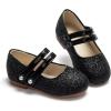 imageESTINE ToddlerLittle Kid Girls Dress Mary Jane Flats Flowers Fashion Princess Ballet ShoesE373black