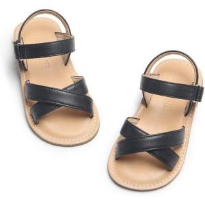 imageESTINE Girls Sandal Dress Shoe for ToddlerLittle Kid Party School Shoe07black