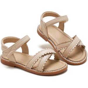 imageESTINE Girls Sandal Dress Shoe for ToddlerLittle Kid Party School ShoeEs350nude