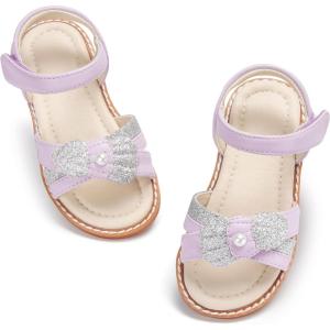 imageESTINE Girls Sandal Dress Shoe for ToddlerLittle Kid Party School ShoeEs389purple
