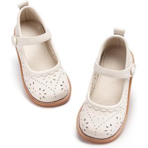 imageESTINE Toddler Girl Mary Jane Dress ShoesGirls School Uniform Oxford for Wedding PartyE508ivory