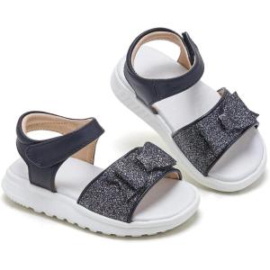 imageESTINE Toddler Girls SandalsWater Friendly Walking Casual Summer Outfit Dress ShoesEs312black