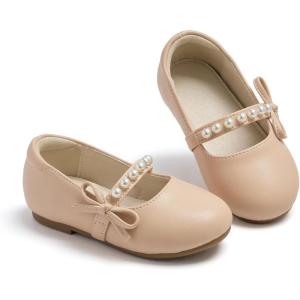 imageESTINE ToddlerLittle Kid Girls Dress Mary Jane Flats Flowers Fashion Princess Ballet ShoesE528nude