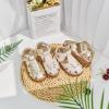 imageESTINE Toddler Girls Little Kids Close Toe Sandals  Flower Girl Dress Flats Summer ShoesEs512gold