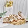 imageESTINE Toddler Girls Little Kids Close Toe Sandals  Flower Girl Dress Flats Summer ShoesEs512ivory