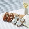 imageESTINE Toddler Girls Little Kids Close Toe Sandals  Flower Girl Dress Flats Summer ShoesEs513white
