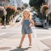 imageESTINE Toddler Girls Little Kids Close Toe Sandals  Flower Girl Dress Flats Summer ShoesEs515nude