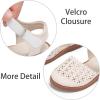 imageESTINE Toddler Girls Little Kids Close Toe Sandals  Flower Girl Dress Flats Summer ShoesEs515nude
