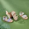 imageESTINE ToddlerLittle Kid Girls Dress Cross Strappy Open Toe Sandals Princess Flats Summer Flower Girl ShoesEs319nude