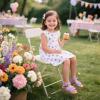 imageESTINE ToddlerLittle Kid Girls Dress Cross Strappy Open Toe Sandals Princess Flats Summer Flower Girl ShoesEs319purple