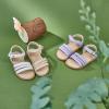 imageESTINE ToddlerLittle Kid Girls Dress Cross Strappy Open Toe Sandals Princess Flats Summer Flower Girl ShoesEs319purple