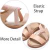 imageESTINE ToddlerLittle Kid Girls Dress Cross Strappy Open Toe Sandals Princess Flats Summer Flower Girl ShoesEs323nude