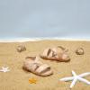 imageESTINE ToddlerLittle Kid Girls Dress Cross Strappy Open Toe Sandals Princess Flats Summer Flower Girl ShoesEs323nude