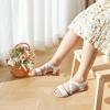 imageESTINE ToddlerLittle Kid Girls Dress Cross Strappy Open Toe Sandals Princess Flats Summer Flower Girl ShoesEs323white