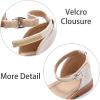 imageESTINE ToddlerLittle Kid Girls Dress Cross Strappy Open Toe Sandals Princess Flats Summer Flower Girl ShoesEs327beige