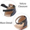 imageESTINE ToddlerLittle Kid Girls Dress Cross Strappy Open Toe Sandals Princess Flats Summer Flower Girl ShoesEs327black
