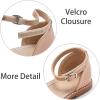 imageESTINE ToddlerLittle Kid Girls Dress Cross Strappy Open Toe Sandals Princess Flats Summer Flower Girl ShoesEs327nude