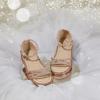 imageESTINE ToddlerLittle Kid Girls Dress Cross Strappy Open Toe Sandals Princess Flats Summer Flower Girl ShoesEs328nude