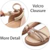 imageESTINE ToddlerLittle Kid Girls Dress Cross Strappy Open Toe Sandals Princess Flats Summer Flower Girl ShoesEs328nude