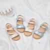 imageESTINE ToddlerLittle Kid Girls Dress Cross Strappy Open Toe Sandals Princess Flats Summer Flower Girl ShoesEs335white