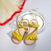 imageESTINE ToddlerLittle Kid Girls Dress Cross Strappy Open Toe Sandals Princess Flats Summer Flower Girl ShoesEs336yellow