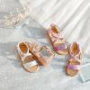 imageESTINE ToddlerLittle Kid Girls Dress Cross Strappy Open Toe Sandals Princess Flats Summer Flower Girl ShoesEs353rose