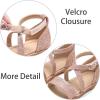 imageESTINE ToddlerLittle Kid Girls Dress Cross Strappy Open Toe Sandals Princess Flats Summer Flower Girl ShoesEs353rose
