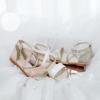 imageESTINE ToddlerLittle Kid Girls Dress Cross Strappy Open Toe Sandals Princess Flats Summer Flower Girl ShoesEs398gold