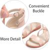 imageESTINE ToddlerLittle Kid Girls Dress Cross Strappy Open Toe Sandals Princess Flats Summer Flower Girl ShoesEs398nude