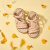 imageESTINE ToddlerLittle Kid Girls Dress Cross Strappy Open Toe Sandals Princess Flats Summer Flower Girl ShoesEs86nude