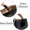 imageESTINE Mary Jane Flats for Toddler Girls Little Kids Glittery Dress Princess Wedding Ballet Shoes66black
