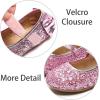 imageESTINE Mary Jane Flats for Toddler Girls Little Kids Glittery Dress Princess Wedding Ballet ShoesE10pink