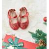 imageESTINE Mary Jane Flats for Toddler Girls Little Kids Glittery Dress Princess Wedding Ballet ShoesE10red