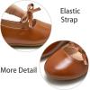 imageESTINE Mary Jane Flats for Toddler Girls Little Kids Glittery Dress Princess Wedding Ballet ShoesE301brown