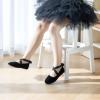 imageESTINE Mary Jane Flats for Toddler Girls Little Kids Glittery Dress Princess Wedding Ballet ShoesE302black