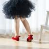 imageESTINE Mary Jane Flats for Toddler Girls Little Kids Glittery Dress Princess Wedding Ballet ShoesE302red