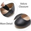 imageESTINE Mary Jane Flats for Toddler Girls Little Kids Glittery Dress Princess Wedding Ballet ShoesE309black