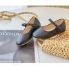 imageESTINE Mary Jane Flats for Toddler Girls Little Kids Glittery Dress Princess Wedding Ballet ShoesE309black