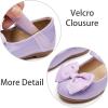 imageESTINE Mary Jane Flats for Toddler Girls Little Kids Glittery Dress Princess Wedding Ballet ShoesE310purple