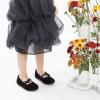 imageESTINE Mary Jane Flats for Toddler Girls Little Kids Glittery Dress Princess Wedding Ballet ShoesE311black
