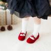imageESTINE Mary Jane Flats for Toddler Girls Little Kids Glittery Dress Princess Wedding Ballet ShoesE311red